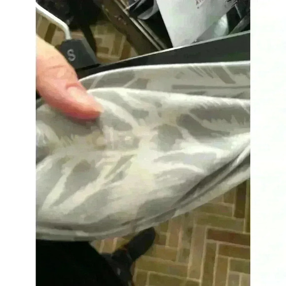 Alo Grey Palm Full Length leggings EUC size M - Picture 5 of 5